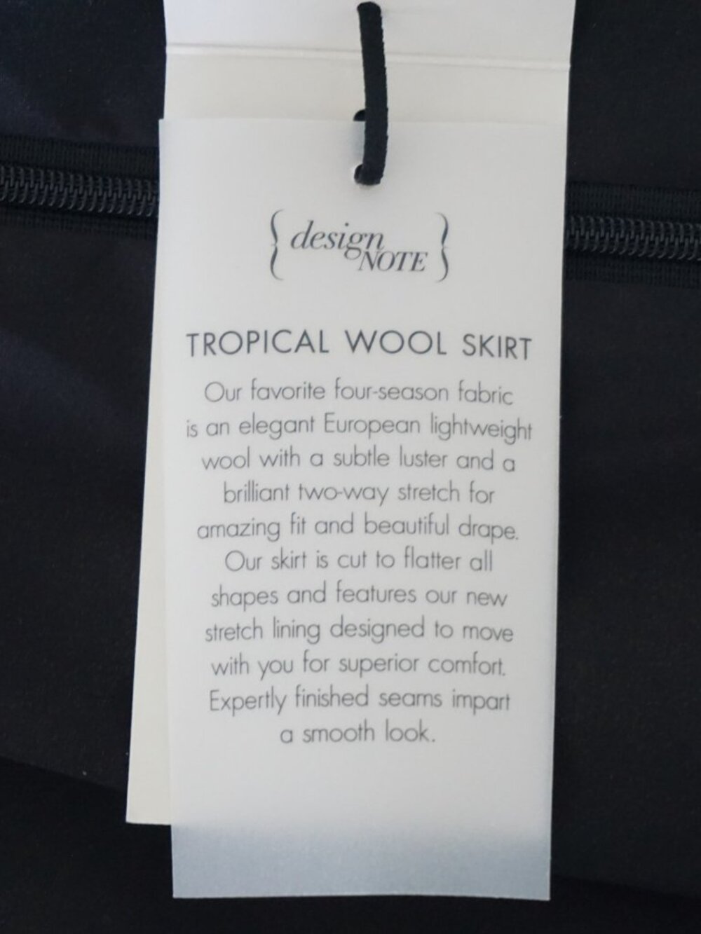 NWT Ann Taylor Black Tropical Wool Pencil Skirt Petite 00P Career Office - Picture 5 of 6